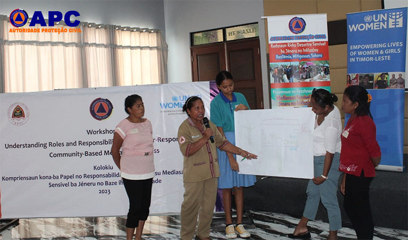 𝗔𝗣𝗖 ho UN Women Eleva Konesementu Lideransa Komunitaria kona ba Mediasaun